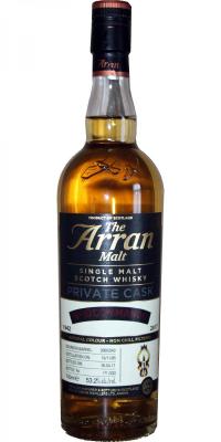 Arran 2005 Private Cask Bourbon Barrel 2005/543 60yo of Belgian Commandos 53.2% 700ml