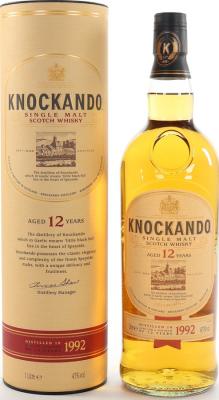 Knockando 1992 43% 1000ml