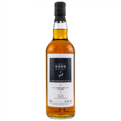 Benrinnes 2010 KI Simply Good Whisky Refill Hogshead 56% 700ml