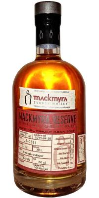 Mackmyra 2006 Reserve Rok Bourbon L5-0361 Mikael Johansson Vaara 44.9% 700ml