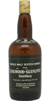 Linkwood 1969 CA Dumpy Bottle Sherry Wood 46% 750ml