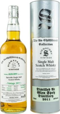 Glen Spey 2011 SV 1st fill Hoghead 46% 700ml