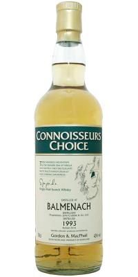 Balmenach 1993 GM Connoisseurs Choice Refill Sherry Hogshead 43% 700ml