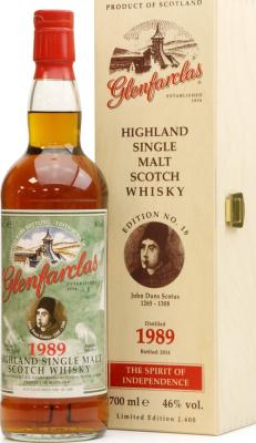 Glenfarclas 1989 Edition #18 John Duns Scotus 24yo Oloroso Sherry Casks 5249-52.12992.13090 46% 700ml