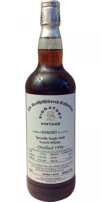 Glenlivet 1996 SV The Un-Chillfiltered Collection 1st Fill Sherry Butt #105477 K&L Wine Merchants 46% 750ml