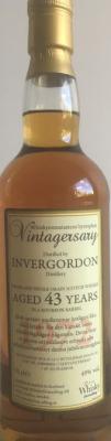 Invergordon 1972 SWf Vintagersary #1300000002 Svensk Whiskyformedling AB 49% 700ml