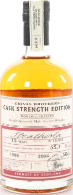 Strathisla 1988 Chivas Brothers Cask Strength Edition Batch SI 15001 55.1% 500ml