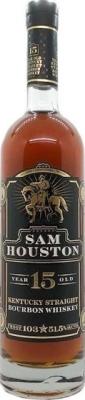 Sam Houston 2006 Kentucky Straight Bourbon Whisky American White Oak 51.5% 750ml