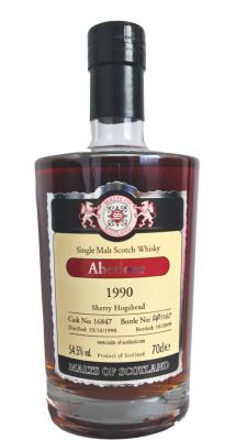 Aberlour 1990 MoS Sherry Hogshead #16847 54.5% 700ml