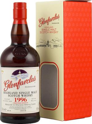 Glenfarclas 1996 Christmas Edition Oloroso Sherry Casks 7772 7780 46% 700ml
