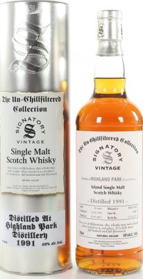 Highland Park 1991 SV The Un-Chillfiltered Collection Sherry Butt #15084 46% 750ml