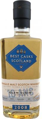 Glen Elgin 2008 JB Best Casks of Scotland Hogshead 43% 700ml