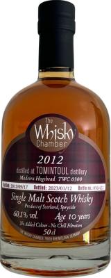 Tomintoul 2012 WCh Madeira Hogshead 60.1% 500ml