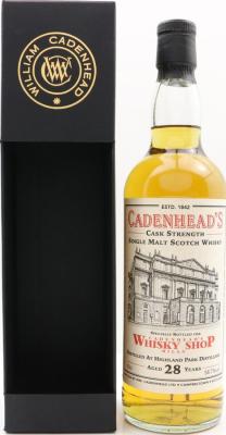 Highland Park 1992 CA Cadenhead's Whisky Shop Milan Butt 58.7% 700ml