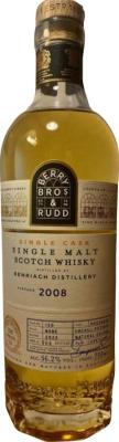 BenRiach 2008 BR Sherry Hogshead 56.2% 700ml