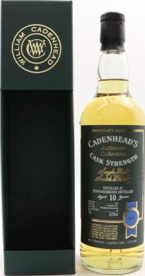 Bunnahabhain 2010 CA Bourbon Hogshead 58.9% 700ml