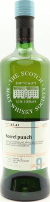 Glentauchers 2007 SMWS 63.43 Sorrel punch Refill Ex-Bourbon Barrel 60.7% 700ml