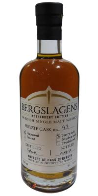 Bergslagens 2011 Ber Private Cask #43 61% 700ml