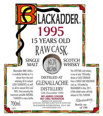 Glenallachie 1995 BA Raw Cask Hogshead 58 60.3% 700ml