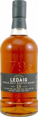 Ledaig 18yo Limited Release Sherry Cask Finish 46.3% 700ml