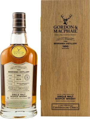 Benrinnes 1990 GM Connoisseurs Choice Cask Strength First Fill Sherry Hogshead #18600301 55.1% 700ml