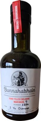 Bunnahabhain 2019 Distillery Bottling Warehouse No.9 Oloroso 60.4% 200ml