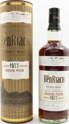 BenRiach 1977 Single Cask Bottling Batch 5 Moscatel Finish #1029 54.9% 700ml