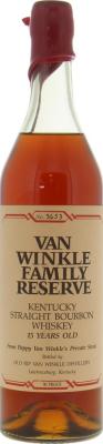 Van Winkle 15yo From Pappy van winkle's privates stock Charred New White American Oak Barrels 45% 750ml