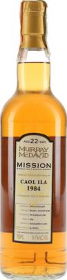 Caol Ila 1984 MM Mission Gold Bourbon Grenache Rouge 54.1% 700ml