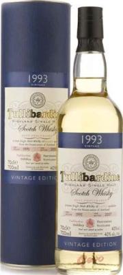Tullibardine 15yo Vintage Edition Bourbon and Sherry Casks 40% 700ml
