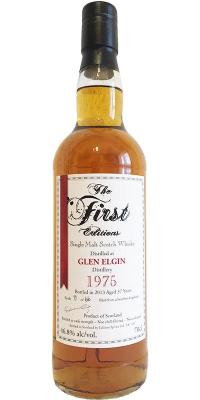 Glen Elgin 1975 ED The 1st Editions Bourbon Hogshead 46.8% 700ml