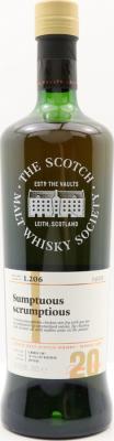 Glenfarclas 1997 SMWS 1.206 Sumptuous scrumptious 1st Fill Ex-PX Hogshead 54% 700ml