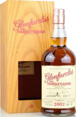 Glenfarclas 2002 The Family Casks Release S20 4th Fill Butt #900285 57.8% 700ml