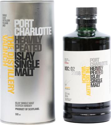 Port Charlotte VOC:02 2008 Distillery only 62.1% 500ml