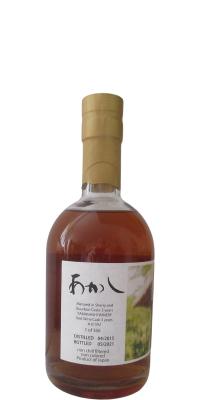 Akashi 6yo Bourbon Cask Red Wine Cask Liquors Hasegawa 63% 500ml