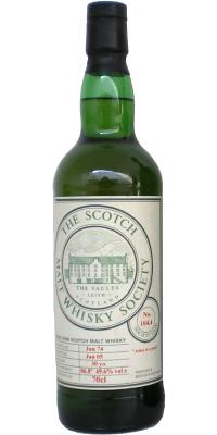 Glencraig 1974 SMWS 104.4 Ashes in A grate 49.6% 700ml