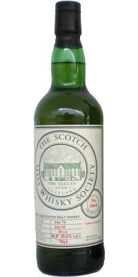 Glencraig 1974 SMWS 104.4 Ashes in A grate 49.6% 700ml