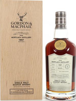 Mortlach 1987 GM Connoisseurs Choice Cask Strength Refill Sherry Hogshead #425 54% 700ml