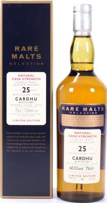 Cardhu 1973 Rare Malts Selection 60.5% 750ml