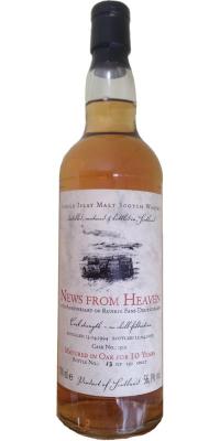 News from Heaven 1994 Bourbon Casks #1510 56.1% 700ml