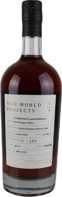 New World Projects Starward Limited Release Pedro Ximenez Sherry Cask Batch 150810-WH Vintage Cellars 48% 700ml