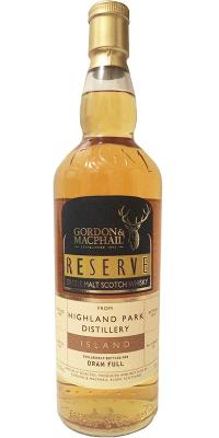 Highland Park 1999 GM Reserve for Dram Full 1st Fill Bourbon Barrel #4255 53.9% 700ml
