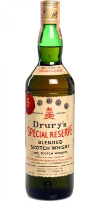 Drury's 5yo Special Reserve Sperone Cusano Milanino Italy 43% 750ml