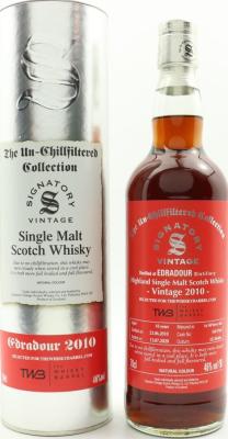 Edradour 2010 SV The Un-Chillfiltered Collection First Fill Sherry Butt 160 (Part) 46% 700ml