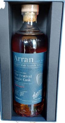 Arran 2012 The Festival Single Cask Ribera del duero Arran Malt & Music Festival 2023 56.5% 700ml