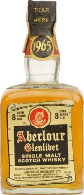 Aberlour 1965 Campbell's Distillery Scotch Whisky Rinaldi Import 50% 750ml