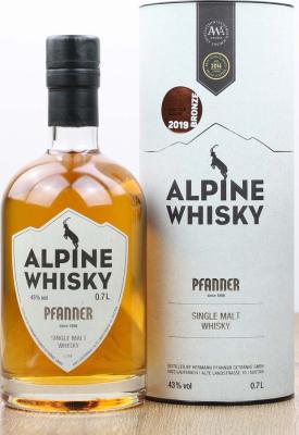 Pfanner Alpine Whisky 43% 700ml