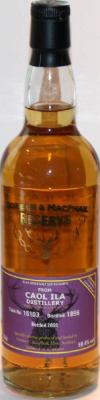 Caol Ila 1996 GM Reserve Refill Bourbon Hogshead #16103 58.4% 700ml
