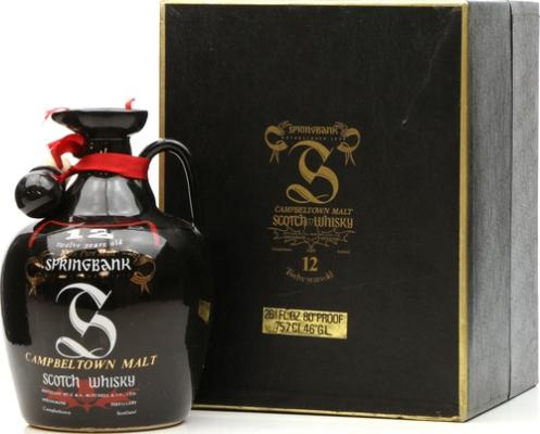 Springbank 12yo Ceramic Jug black 46% 750ml