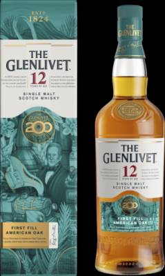 Glenlivet 12yo 200 Year Anniversary Edition 1st Fill American Oak 43% 700ml